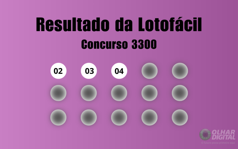 Lotofácil 3300: veja resultado de hoje, quarta-feira (22)