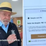 Lula faz doação ao Corinthians e nega taxação do Pix