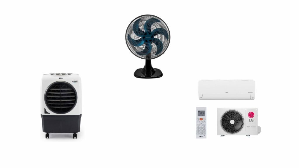 Ofertas do dia: ar-condicionado, climatizador e ar e ventilador com