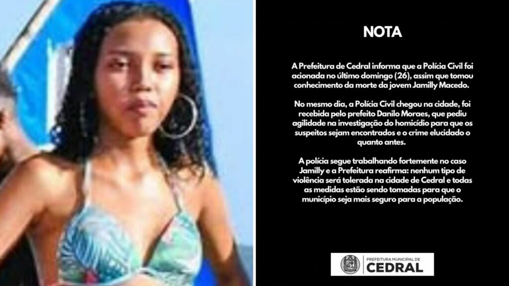 Polícia procura suspeito de estuprar e matar jovem em Cedral