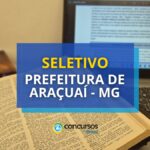 Prefeitura de Araçuaí - MG abre seletivo para a área