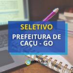 Prefeitura de Caçu - GO: seletivo para área da educação