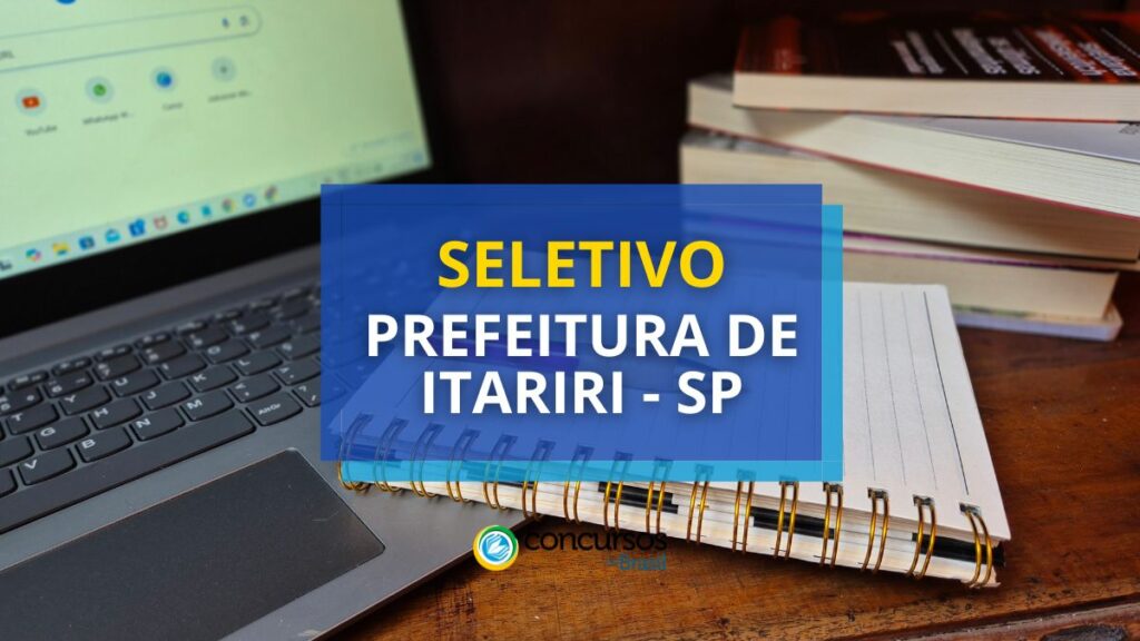 Prefeitura de Itariri - SP paga até R$ 5,1 mil