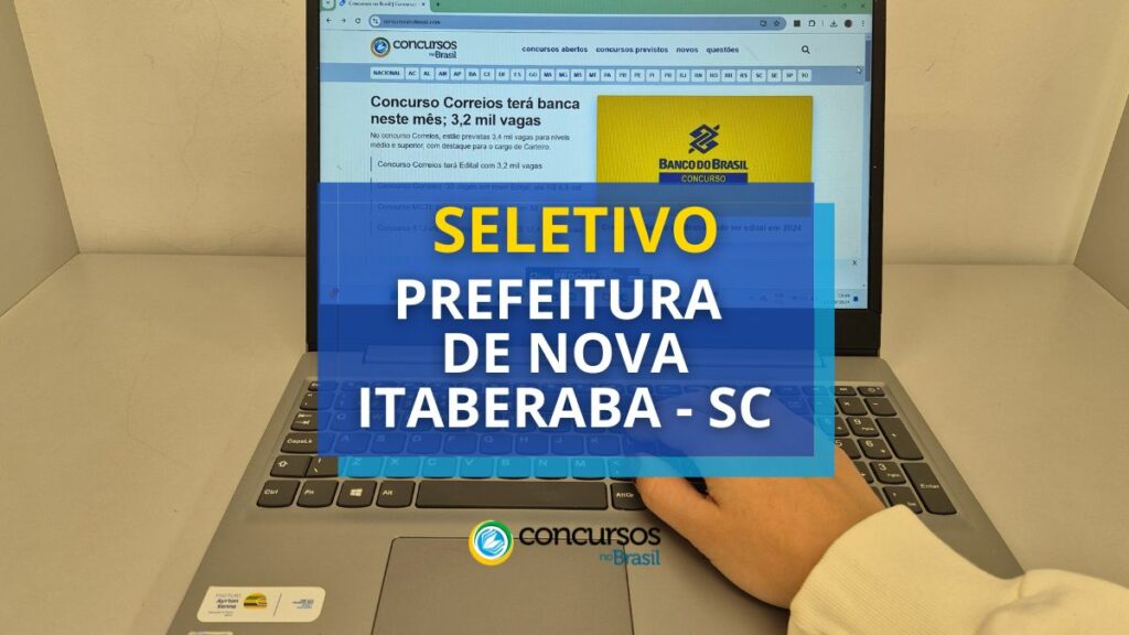 Prefeitura de Nova Itaberaba - SC: até R$ 4,8 mil