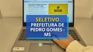 Prefeitura de Pedro Gomes - MS anuncia edital de seletivo