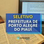 Prefeitura de Porto Alegre do Piauí – PI abre 22