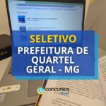 Prefeitura de Quartel Geral - MG: até R$ 18,4 mil