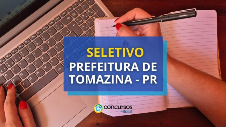 Prefeitura de Tomazina - PR: até R$ 3,9 mil em