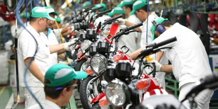 Produção de motocicletas no Brasil cresceu 11,1% em 2024