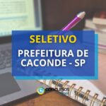 Seletivo Prefeitura de Caconde - SP abre edital; até R$