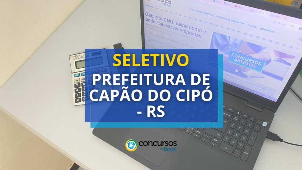 seletivo com inicial de R$ 3 mil