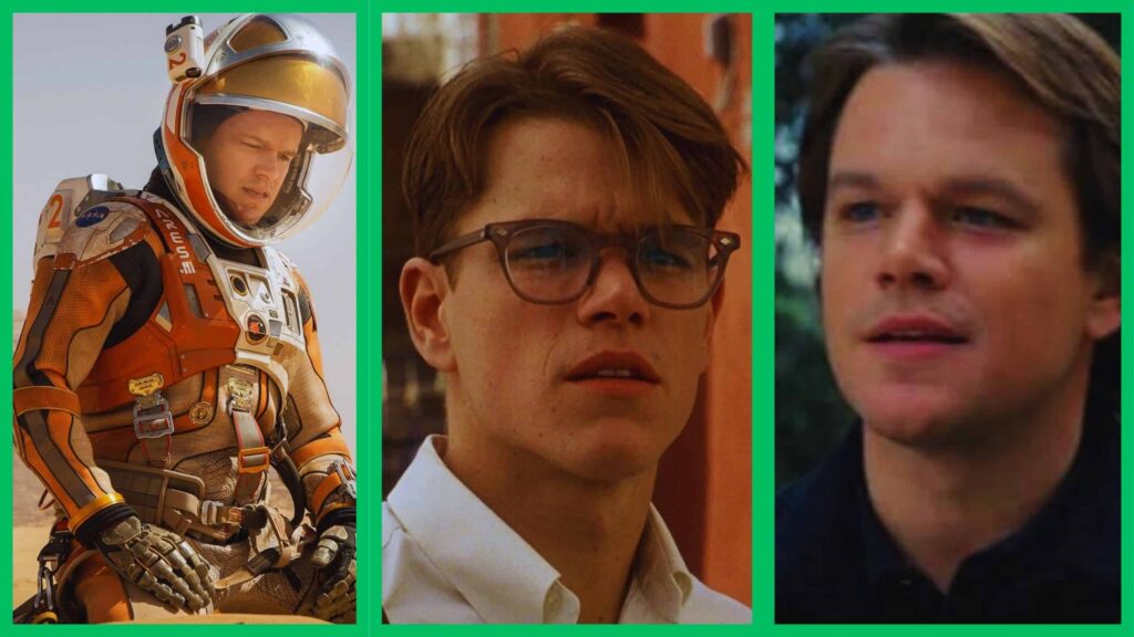 8 opções de filmes com Matt Damon para assistir online