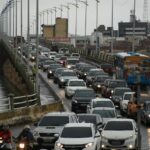 Acidente na Ponte do São Francisco gera congestionamento nesta manhã