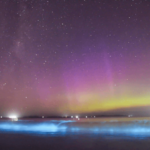 Aurora em forma de beija-flor surpreende em foto da NASA