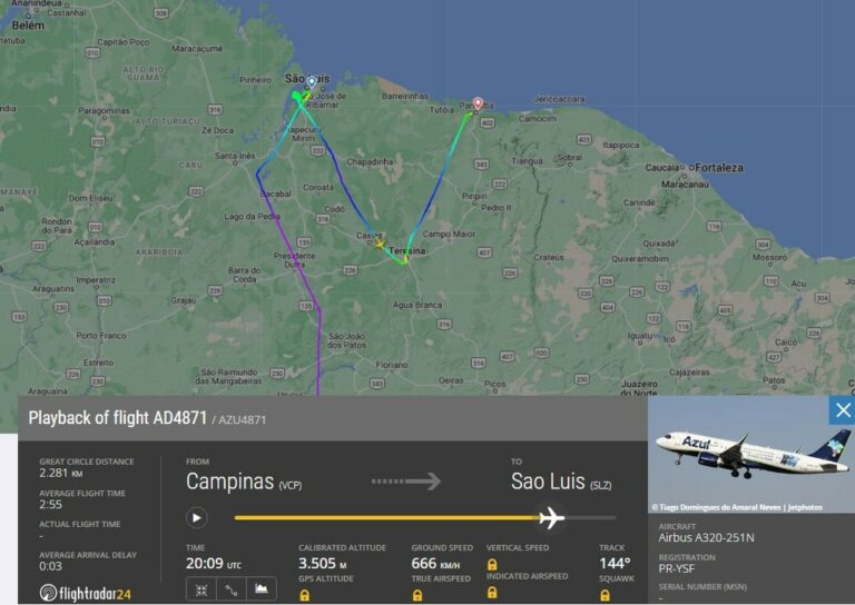 Avião declara emergência após mau tempo impedir pouso em São