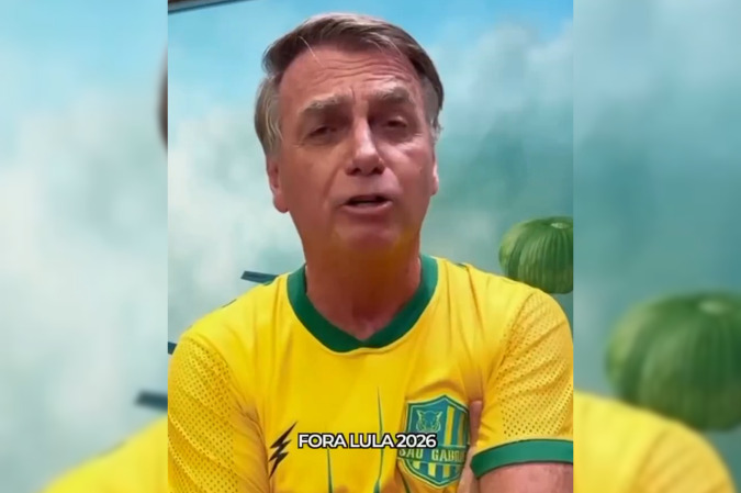 Bolsonaro publica vídeo convocando apoiadores para protesto contra Lula