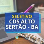 CDS Alto Sertão – BA abre seletivo com 11 vagas;