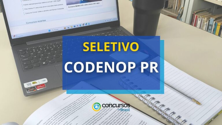 CODENOP PR abre oportunidades com iniciais de R$ 4,4 mil