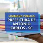 Chamada pública Prefeitura de Antônio Carlos