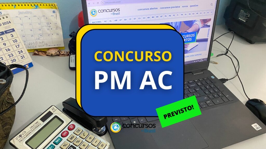 Concurso PM AC 2025 tem comissão organizadora formada