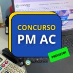 Concurso PM AC 2025 tem comissão organizadora formada