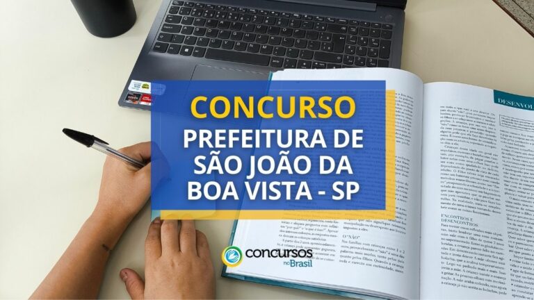 Concurso Prefeitura de São João da Boa Vista