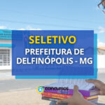 Edital Prefeitura de Delfinópolis - MG abre vagas em seletivo