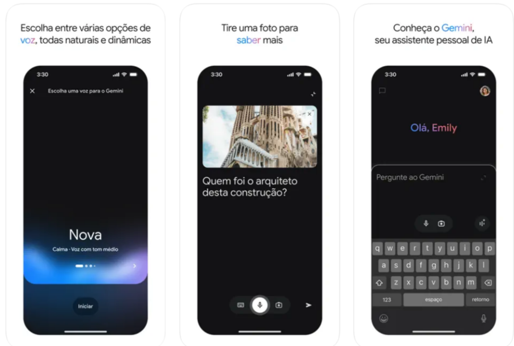 Gemini é removido do aplicativo do Google no sistema iOS