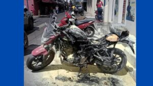 Homem é preso suspeito de incendiar moto de ex-companheira