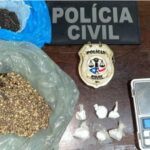 Idosa de 61 anos é presa por tráfico de drogas