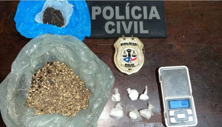 Idosa de 61 anos é presa por tráfico de drogas