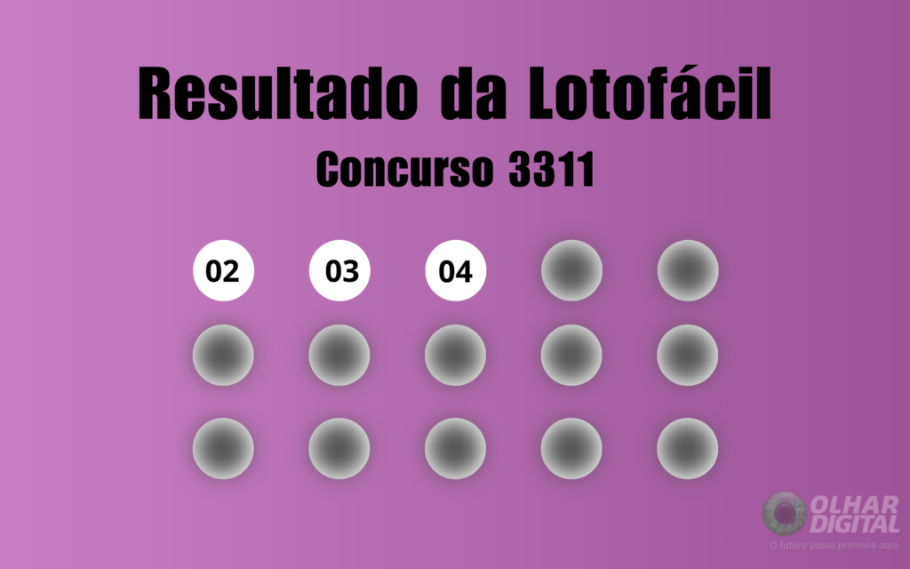 Lotofácil 3311: veja resultado de hoje, terça-feira (4)