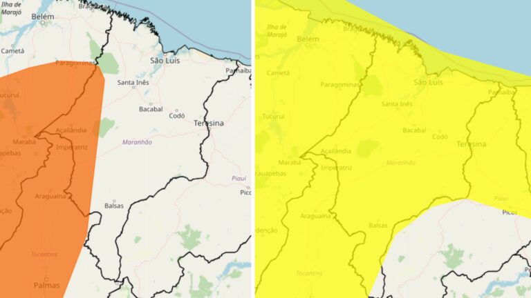 MA tem 30 cidades em alerta laranja nesta quinta (27)