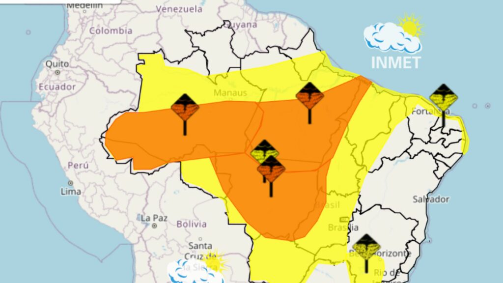 MA tem 40 cidades em alerta laranja para chuvas até