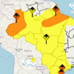 MA tem novos alertas para chuvas e trovoadas até sexta