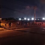 Manifestantes interditam km 3 da BR-135, em São Luís