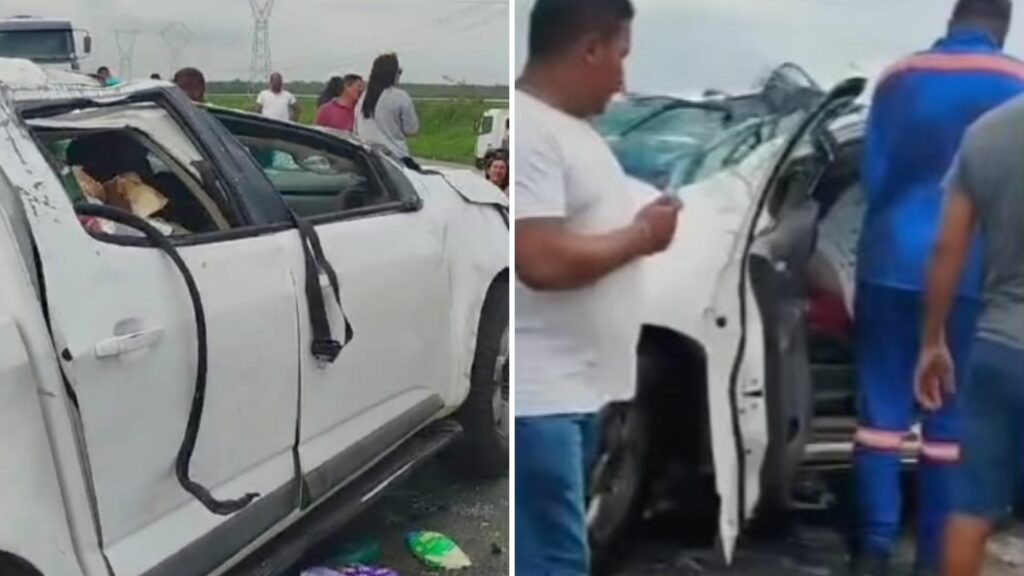 Motorista de caminhonete morre após capotar veículo na BR-135