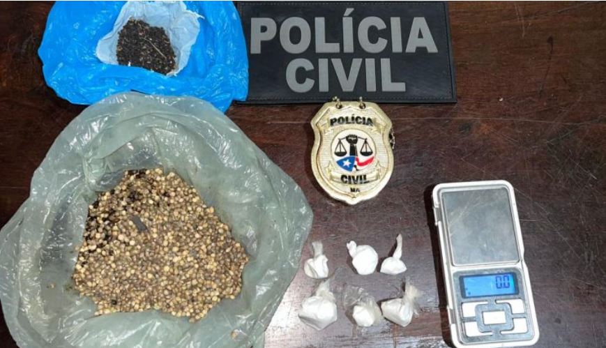 Mulher é detida por tráfico de drogas no município de