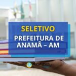 Prefeitura de Anamâ – AM abre seletivo para Professores