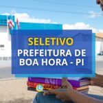 Prefeitura de Boa Hora - PI abre mais um edital