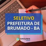 Prefeitura de Brumado - BA vai contratar 80 profissionais em