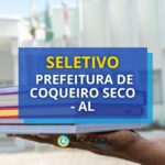 Prefeitura de Coqueiro Seco - AL: divulgado edital de seletivo