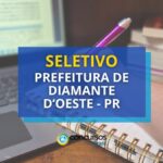 Prefeitura de Diamante D‘Oeste - PR abre seletivo na Saúde