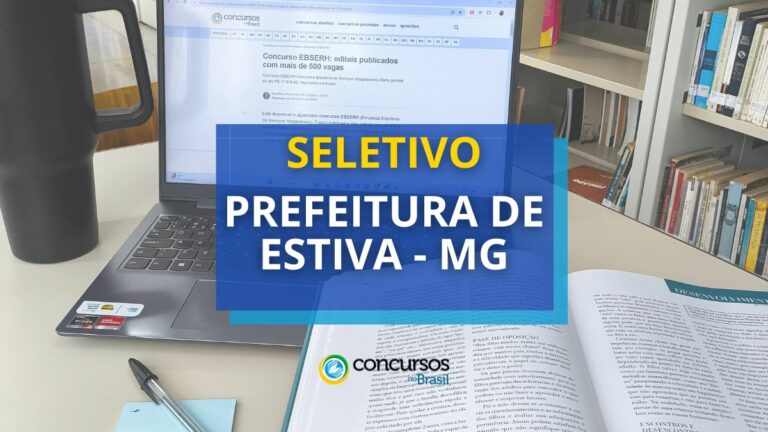 Prefeitura de Estiva - MG lança seletivo de nível médio