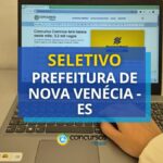 Prefeitura de Nova Venécia - ES anuncia 2 editais de