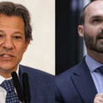 Quaest: Haddad e Eduardo Bolsonaro lideram ranking de rejeição dos