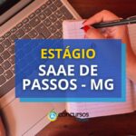 SAAE de Passos - MG abre vagas de estágio em