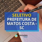 Seleção Prefeitura de Matos Costa