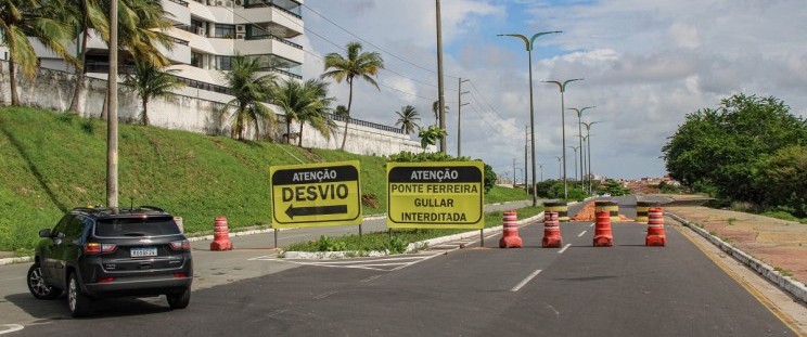 Sinfra iniciará obras de recuperação do viaduto da Avenida Ferreira