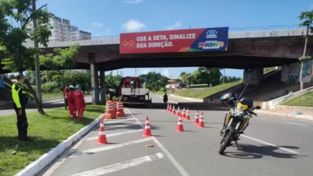 Viaduto passa por obras após vistoria detectar risco de desabamento